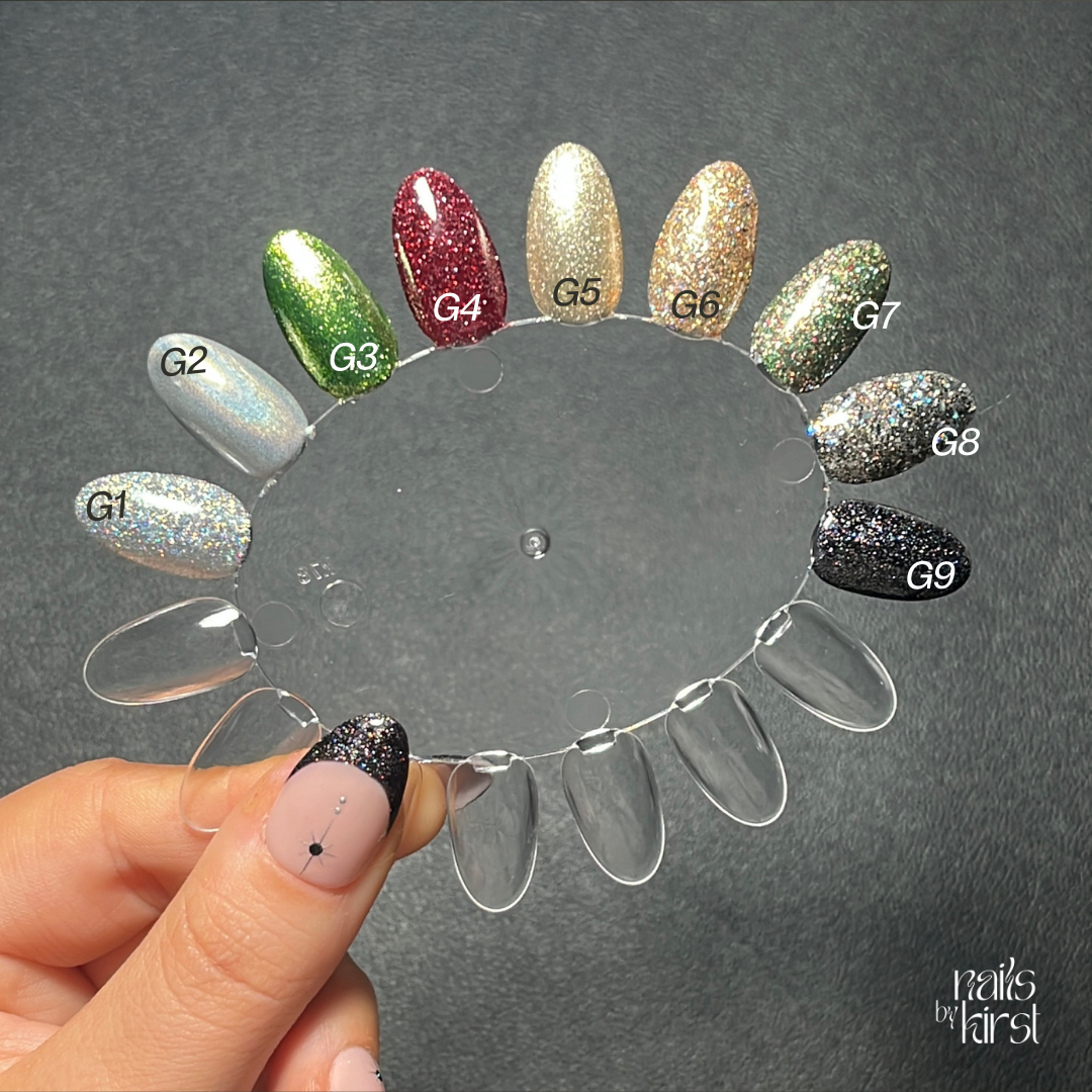 Cat Eye & Glitter Solid Sets