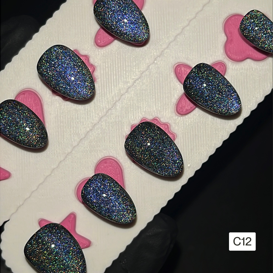 Cat Eye & Glitter Solid Sets