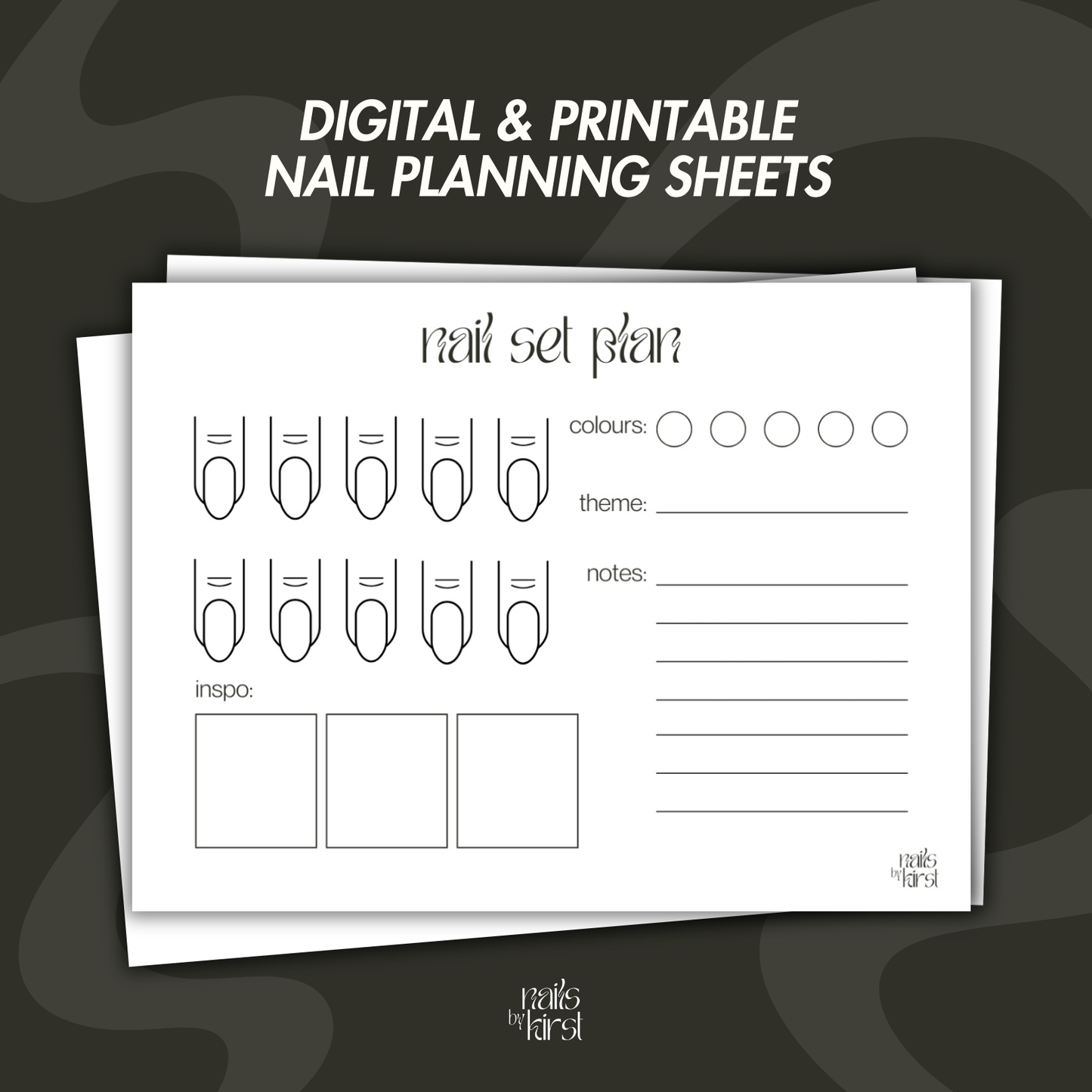 Nail Planning Sheets