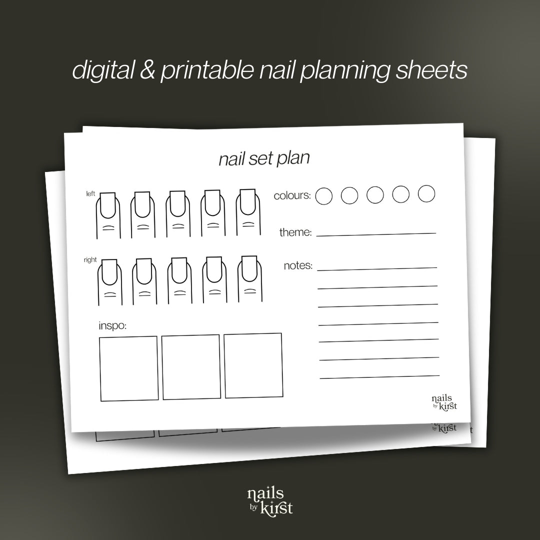 Nail Planning Sheets