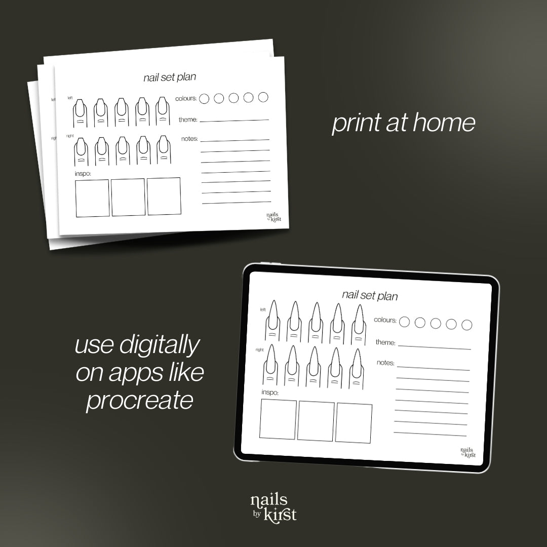 Nail Planning Sheets